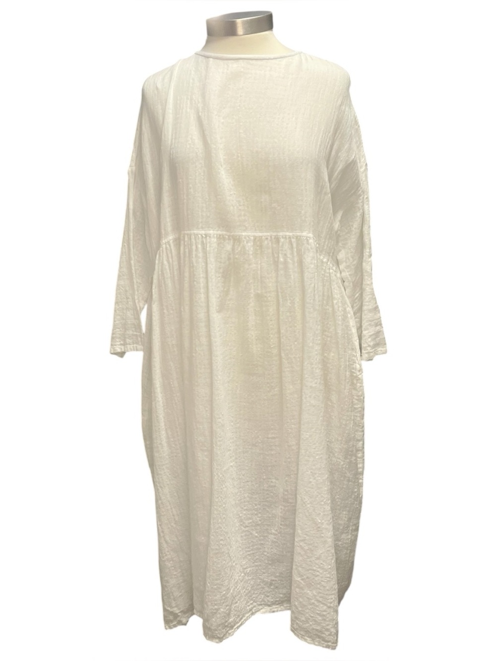 Antiquites Basketweave Drop Waist Mini Dress